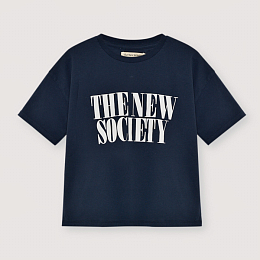 Футболка Mica Infinite Navy от бренда The New Society Темно-синий