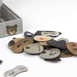 Магнитная игра "Мишкины эмоции" от бренда Egmont Toys