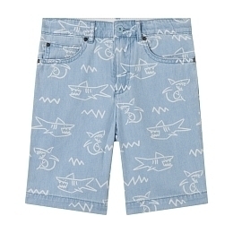 Шорты Shark Print от бренда Stella McCartney kids