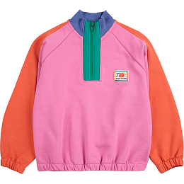 Свитшот Smiling Сolor Block от бренда Bobo Choses