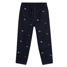 Джинсы Embroidered Horses от бренда Stella McCartney kids