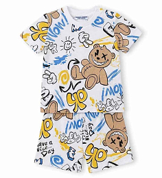 Пижама Have a nice day белого цвета от бренда Original Marines