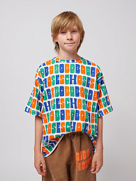 Футболка Multicolor Letters от бренда Bobo Choses Белый