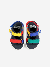 Сандалии Color Block с подошвой белого цвета от бренда Bobo Choses