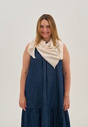 Косынка Koolig cashmere creme от бренда Peppihat