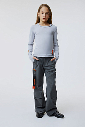 Лонгслив California Light Grey от бренда Stormies