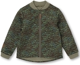Куртка Derri Print deep green от бренда Mini A Ture