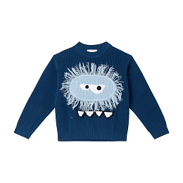 Джемпер Monster Embroidered от бренда Stella McCartney kids