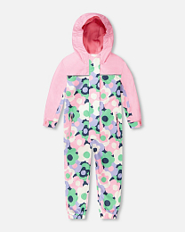 Комбинезон с радужными цветами от бренда Deux par deux