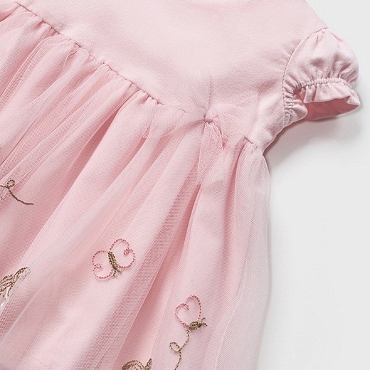 Платье с девочками розовое от бренда Mayoral