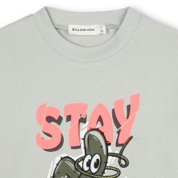 Футболка с принтом кактуса от бренда Billieblush Салатовый