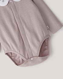 Набор боди в рубчик с воротником от бренда Anna Leon