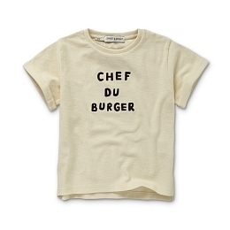 Футболка Chef De Burger от бренда Sproet & Sprout Молочный