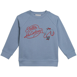 Свитшот Lasso от бренда Stella McCartney kids