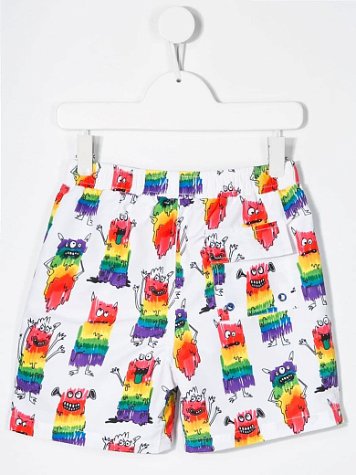 Шорты RAINBOW MONSTERS от бренда Stella McCartney kids