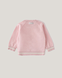 Джемпер и джоггеры розового цвета с принтом лошадки от бренда Anna Leon