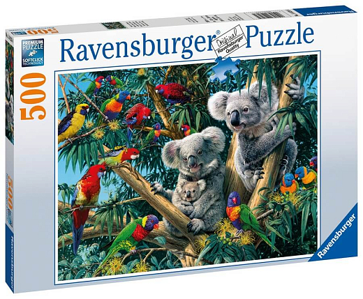 Пазл «Коалы на дереве», 500 эл. от бренда Ravensburger