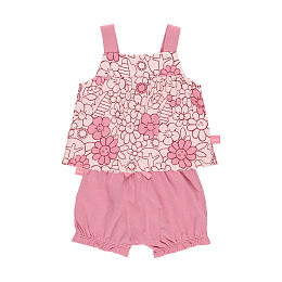 Топ и блумеры Pink flowers от бренда Boboli