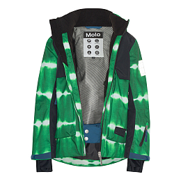 Куртка Alpine Tie Dye Green от бренда MOLO