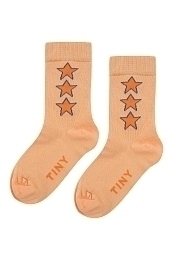 Носки оранжевые со звездами от бренда Tinycottons
