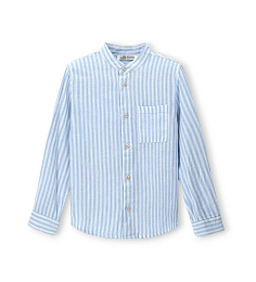 Рубашка голубая полоска ALLURE от бренда Original Marines