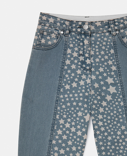 Джинсы Star Pattern Chaps от бренда Stella McCartney kids