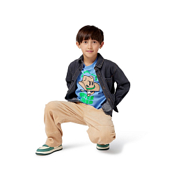 Футболка с принтом шляпы от бренда Billieblush Голубой