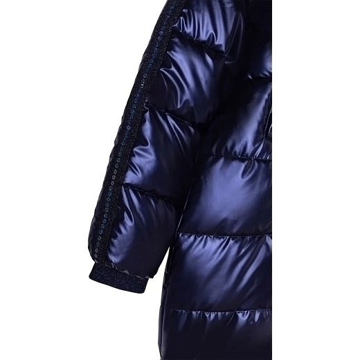 Куртка удлиненная BILLIEBLUSH темно-синяя от бренда Billieblush