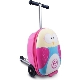 Самокат-чемодан Сова от бренда ZINC