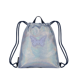 Сумка для обуви Blue Iridescent Butterfly от бренда Caramel et Cie
