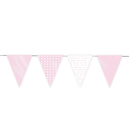 Гирлянда розовые флаги 3 м от бренда Tim & Puce Factory