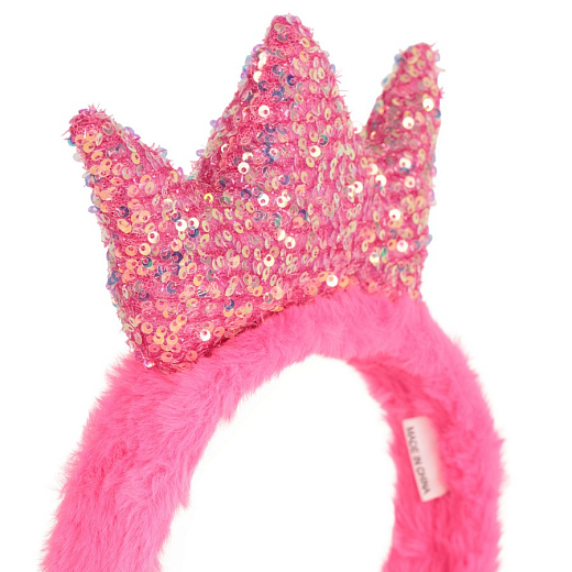 Наушники меховые Pink Crown от бренда Billieblush