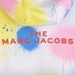 Толстовка с разноцветными кляксами от бренда LITTLE MARC JACOBS