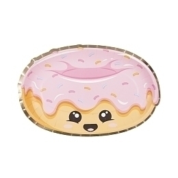 Тарелки Пончик с золотом 8 шт от бренда Tim & Puce Factory
