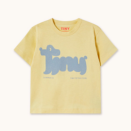 Футболка TINY-DOG от бренда Tinycottons Желтый