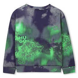 Свитшот Blue-Green-Grey от бренда HUGO
