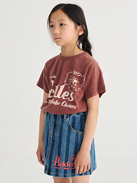 Юбка Pickles The Dog Striped denim от бренда Bobo Choses