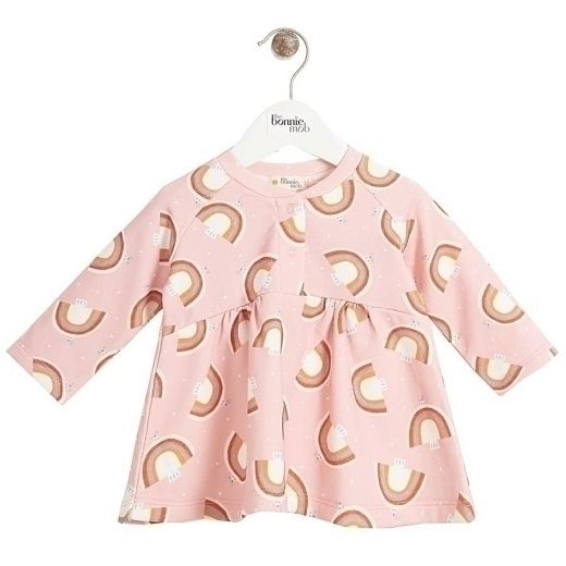 Платье DOVE розовое для малышки от бренда Bonnie mob