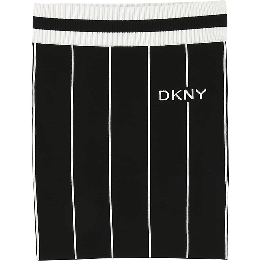 Юбка черная в полоску от бренда DKNY