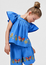 Шорты Ally Blue Flower от бренда MOLO