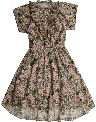 Платье с узором бута от бренда Zadig & Voltaire