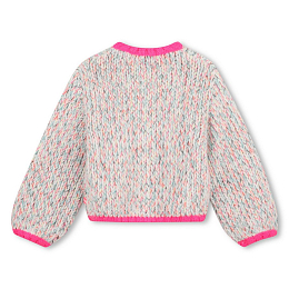 Кардиган с розовыми деталями от бренда Billieblush