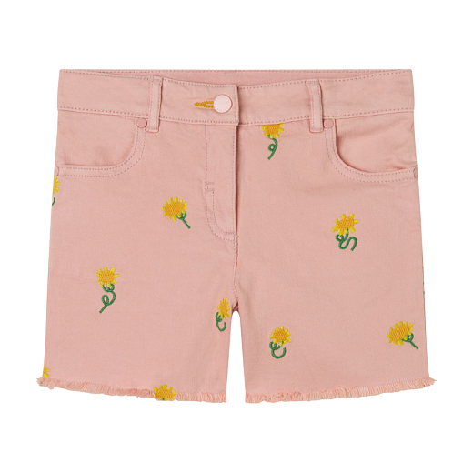 Шорты Sunflower Print Denim от бренда Stella McCartney kids