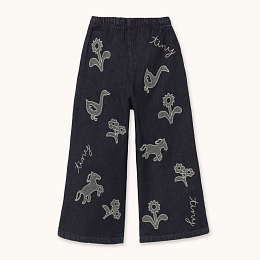 Джинсы Horses & Flowers от бренда Tinycottons