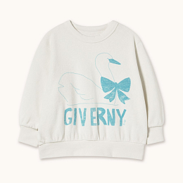 Свитшот Swan with a bow от бренда Tinycottons