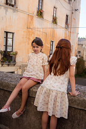 Платье Ester Cream Flower от бренда C'ERA UNA VOLTA