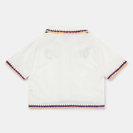 Блузка c вышитыми цветами от бренда Stella McCartney kids