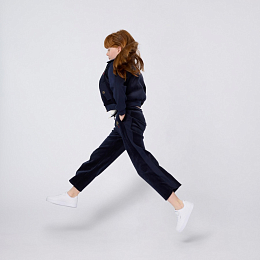 Брюки Navy Velvet от бренда SONIA RYKIEL