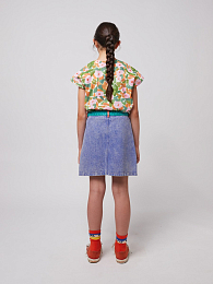 Юбка Color block denim от бренда Bobo Choses