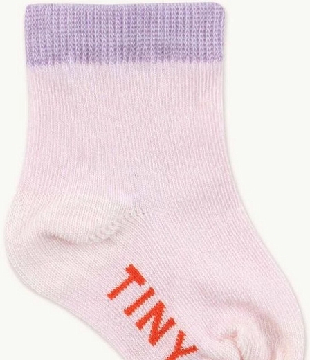 Носки SOLID QUARTER PINK от бренда Tinycottons